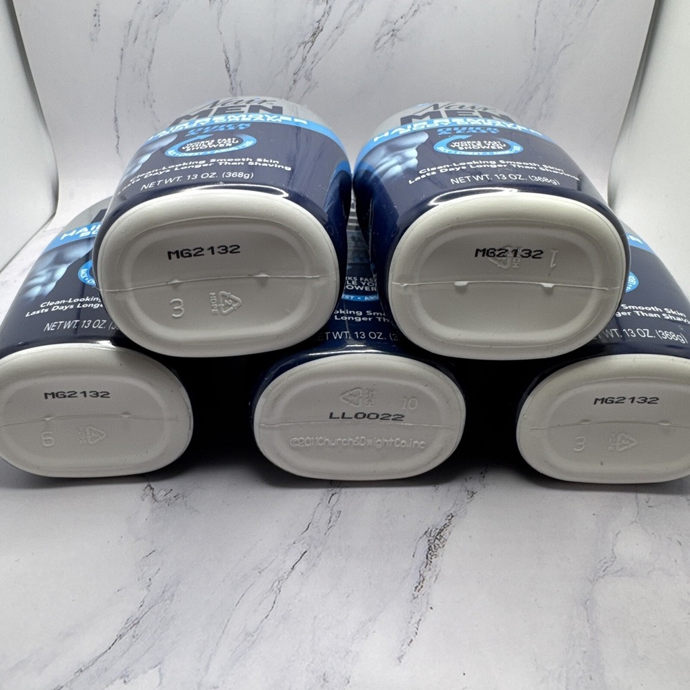 5 Nair Men Hair Removal Body Cream 13 oz (368 g) Each Lot, 1 With Pump - Picture 4 of 4